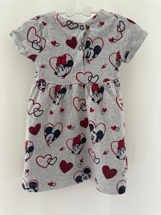Kleid kurzarm Mickey Mouse Gr. 80