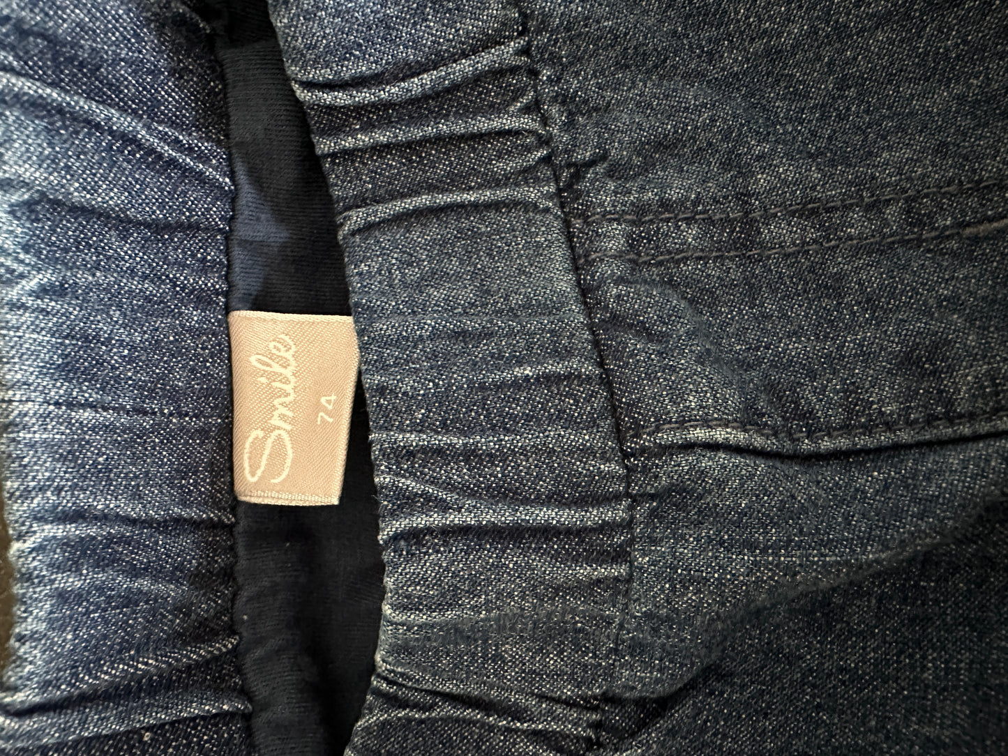 Lange Hose mit Elastbund Gr. 74