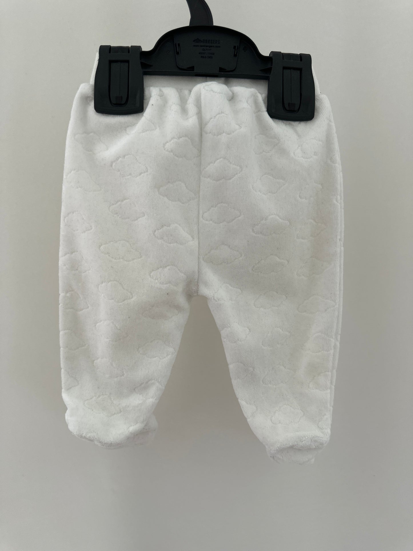 Flauschige Hose mit Füsslingen Gr. 62