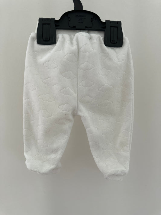 Flauschige Hose mit Füsslingen Gr. 62