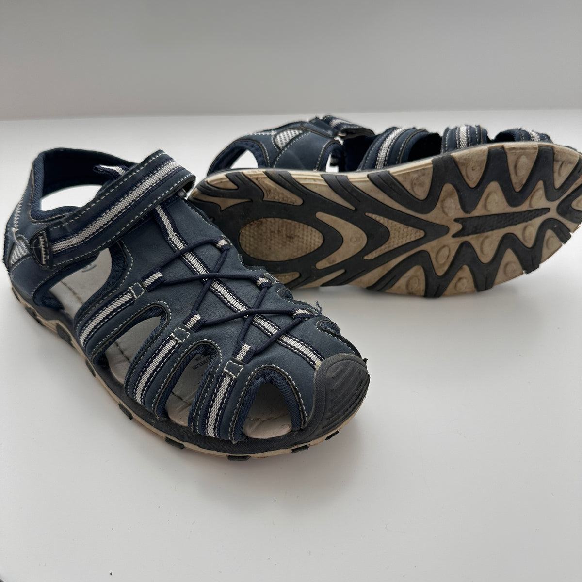 Kinder Trekkingsandalen Dunkelblau/Grau – Gr. 35
