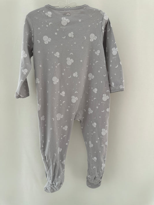 Pyjama Einteiler mit weissen Herzen Gr. 92