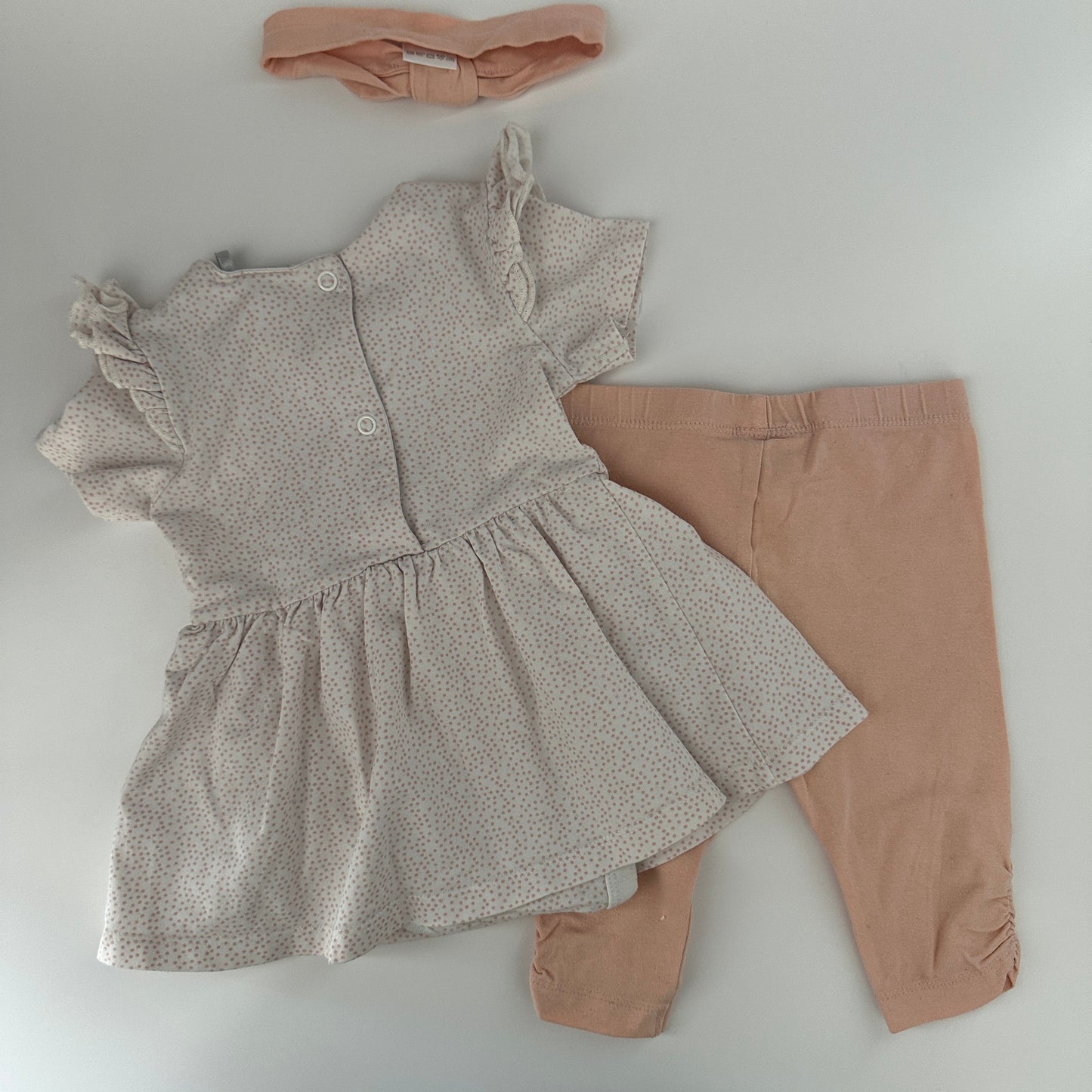 Baby Set Kleid & Leggings Gr. 62 & 68