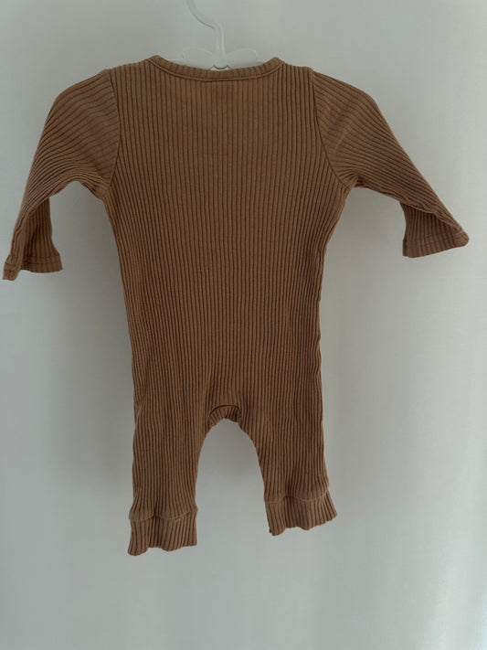 Strampler langarm mit Knöpfen 1-3 Monate