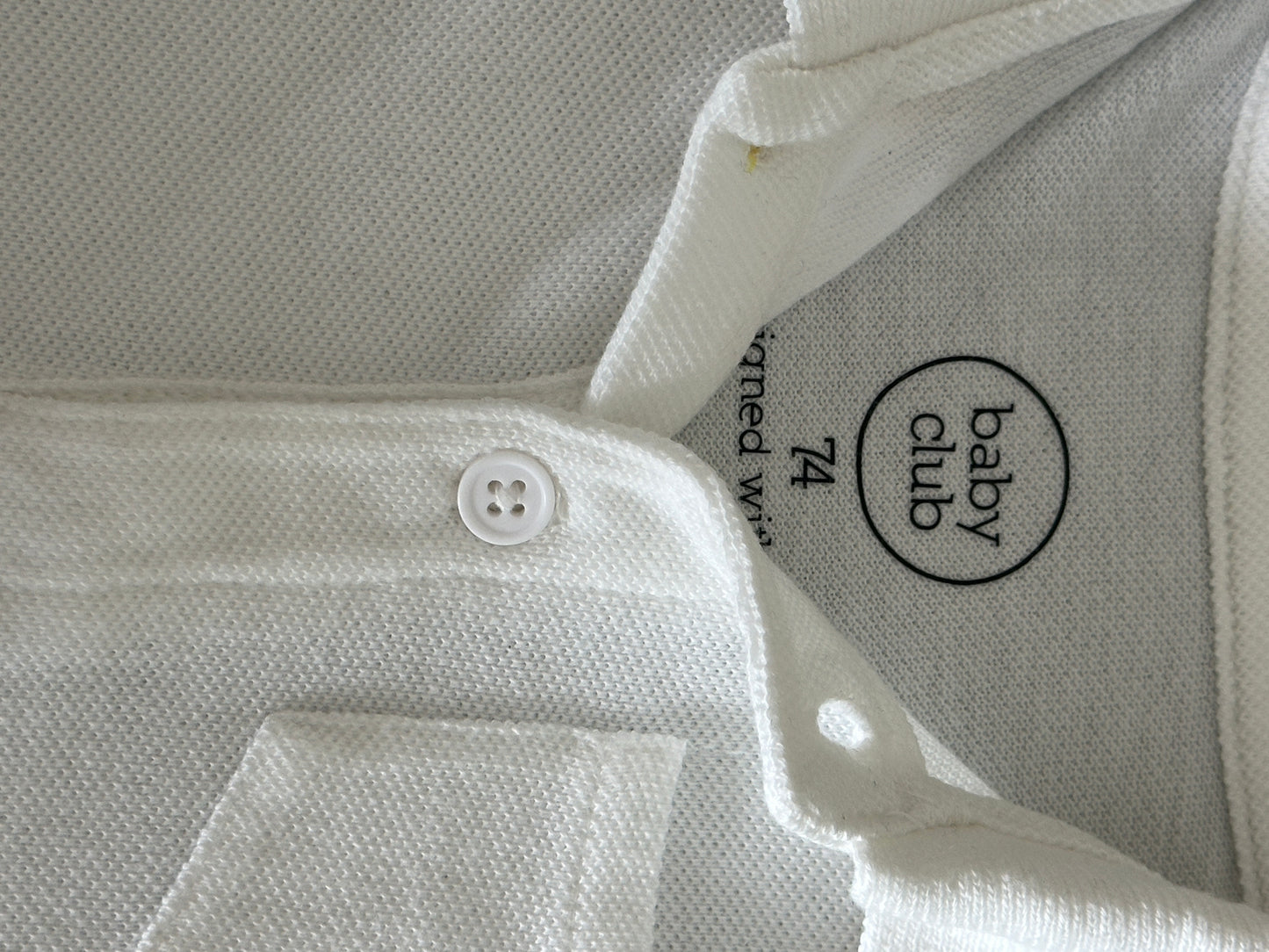 T-Shirt mit Kragen / Poloshirt Gr. 74