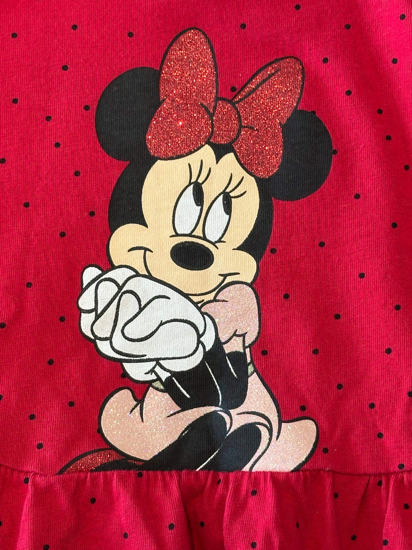 Kleid Minnie Mouse mit schwarzen Punkten Gr. 98 | Secondhand | MiniMoments