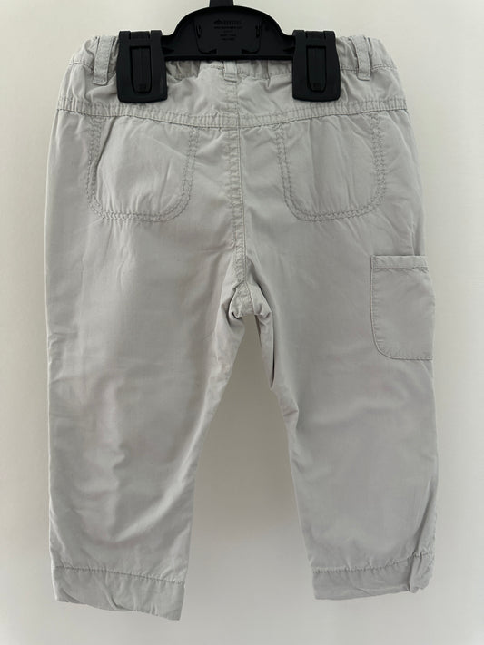 Hose lang (gefüttert) mit Schmetterlingen Gr. 86