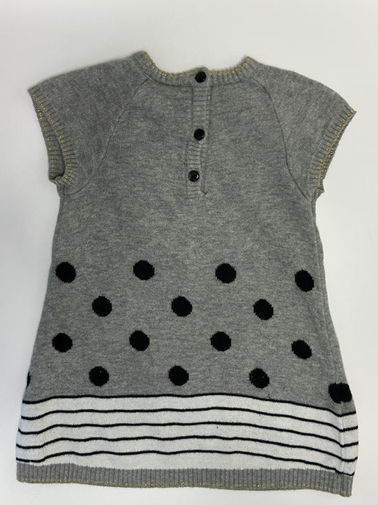 Minnie Mouse Baby Kleid grau Gr. 71 (9M)