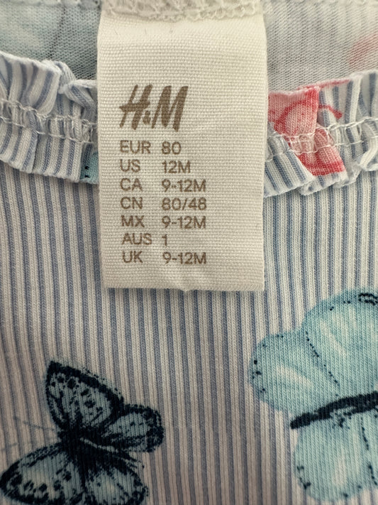 T-Shirt Schmetterlinge Gr. 80