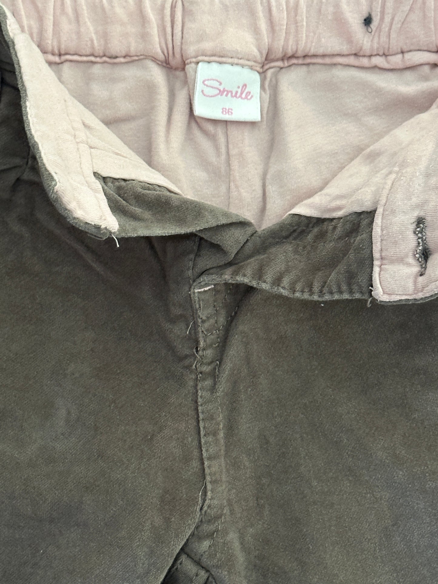 Hose lang, gefüttert mit Blumen Gr. 86