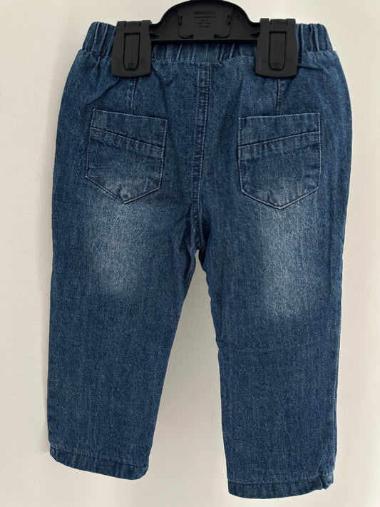 Lange Hose mit Elastbund Gr. 74