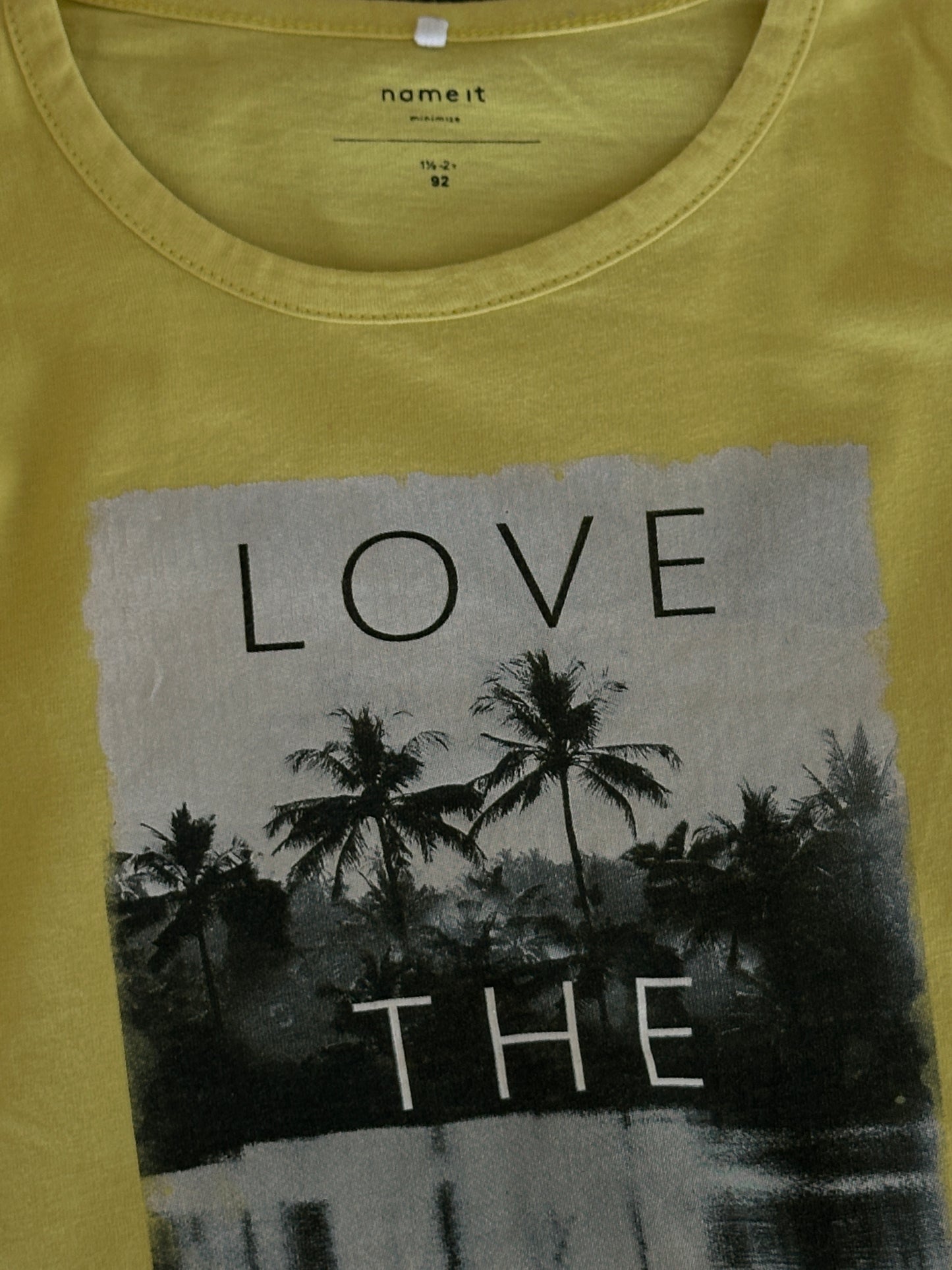 T-Shirt gelb "Love the sun" Gr. 92