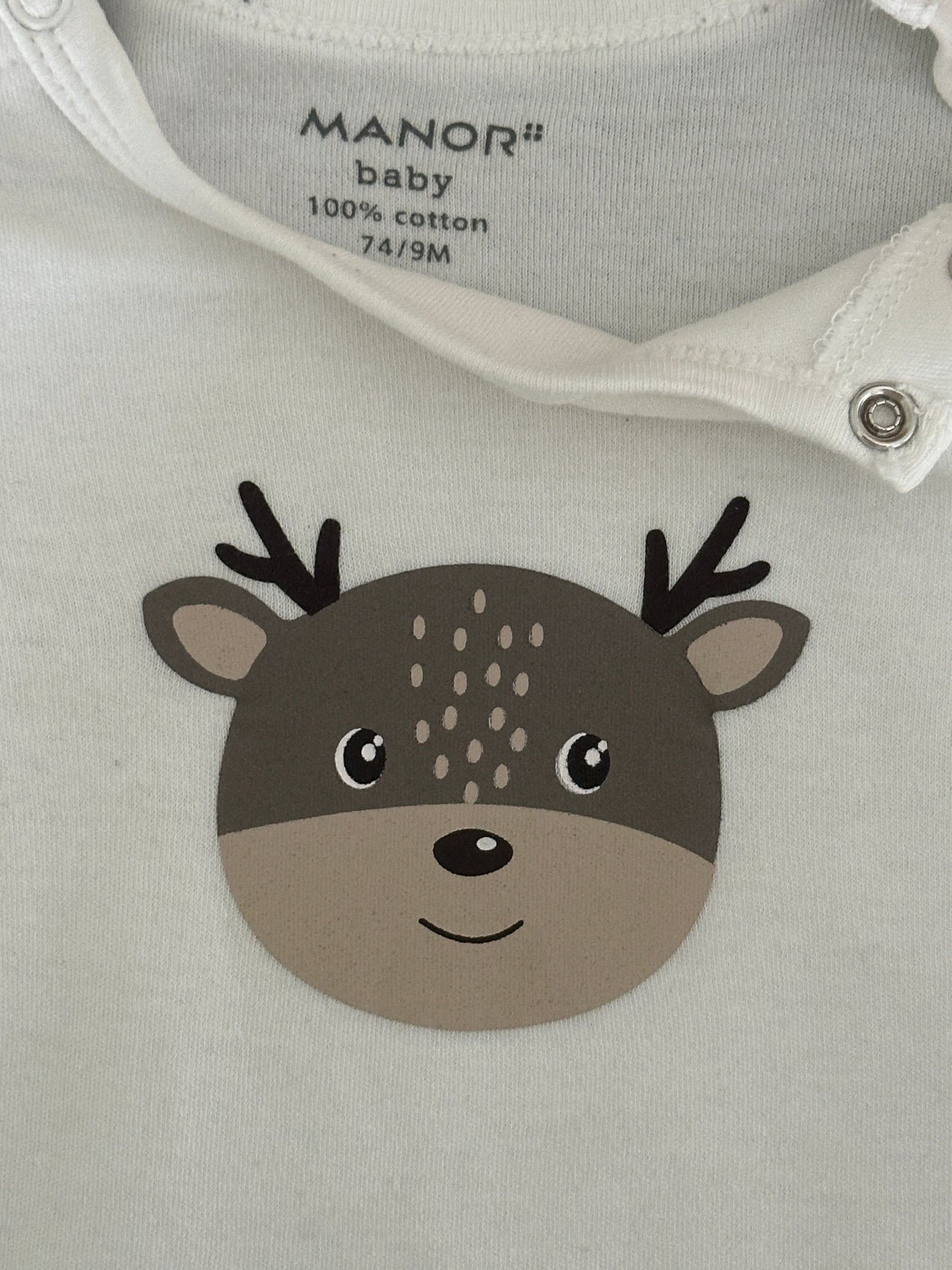 Langarmbody mit Knöpfen