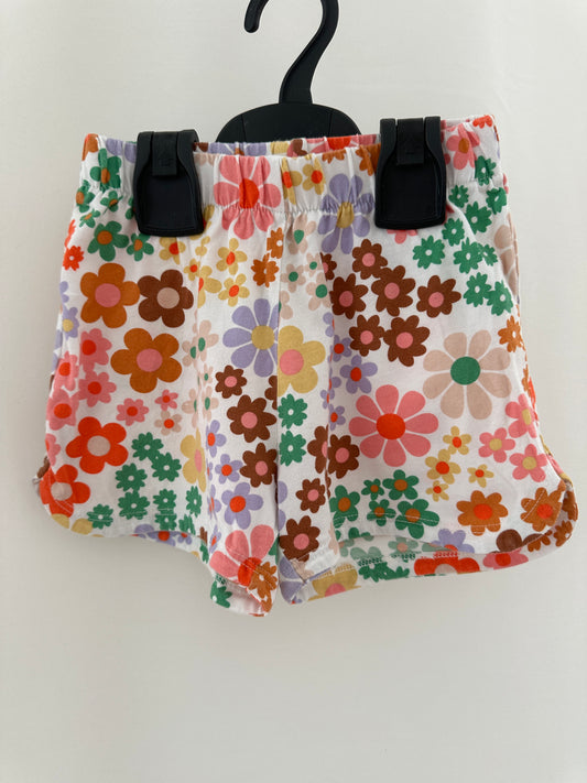 Top & Hose Set mit farbigen Blumen Gr. 98/104