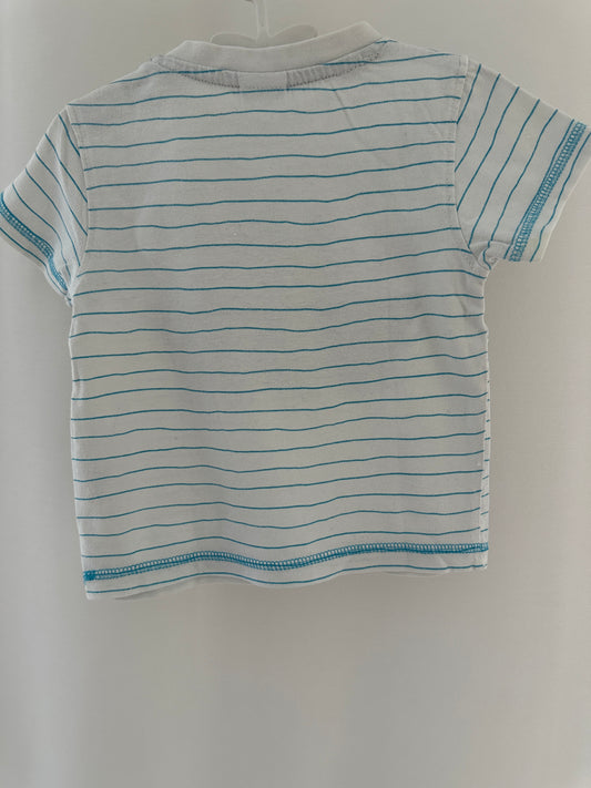 T-Shirt mit Schiff Gr. 74