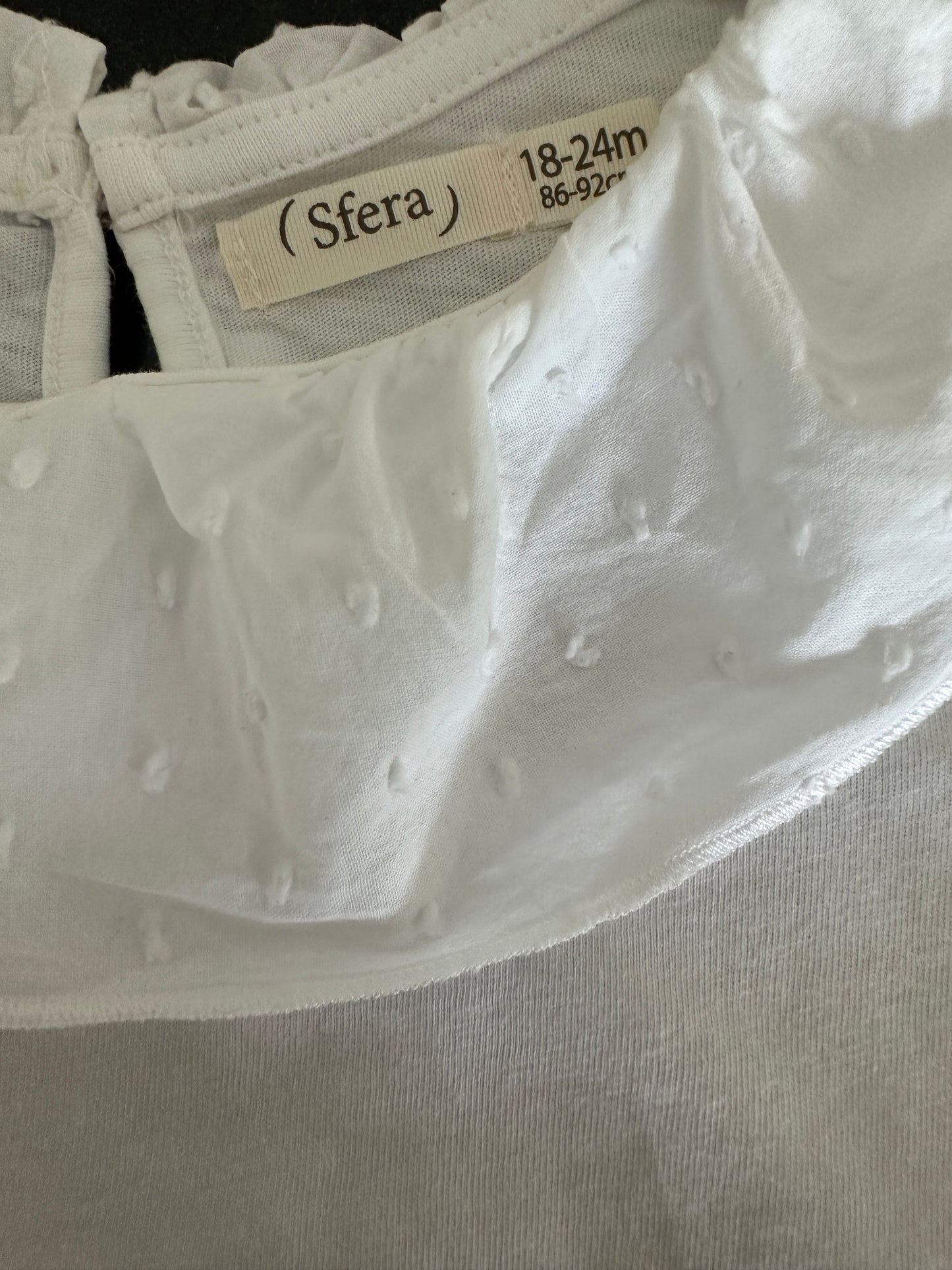 Pullover mit Kragen Gr. 86/92