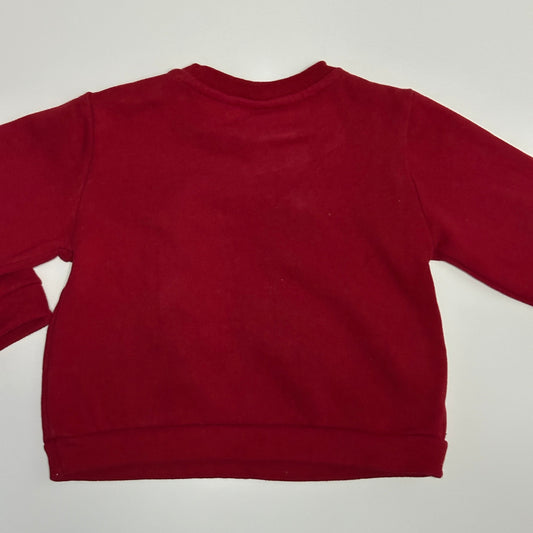 Baby Weihnachtspullover rot Gr. 80