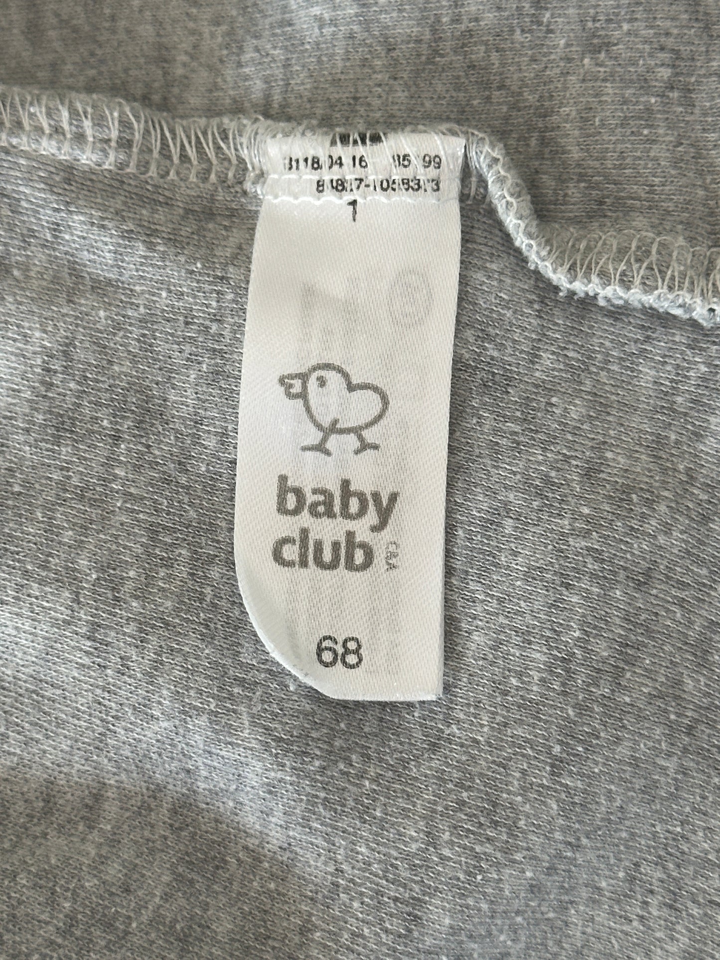 Kurzarm Body "My home is my castle" Gr. 68