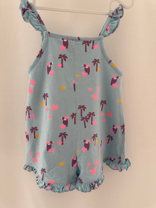 Einteiler mit kurzen Hosen Gr. 74/80