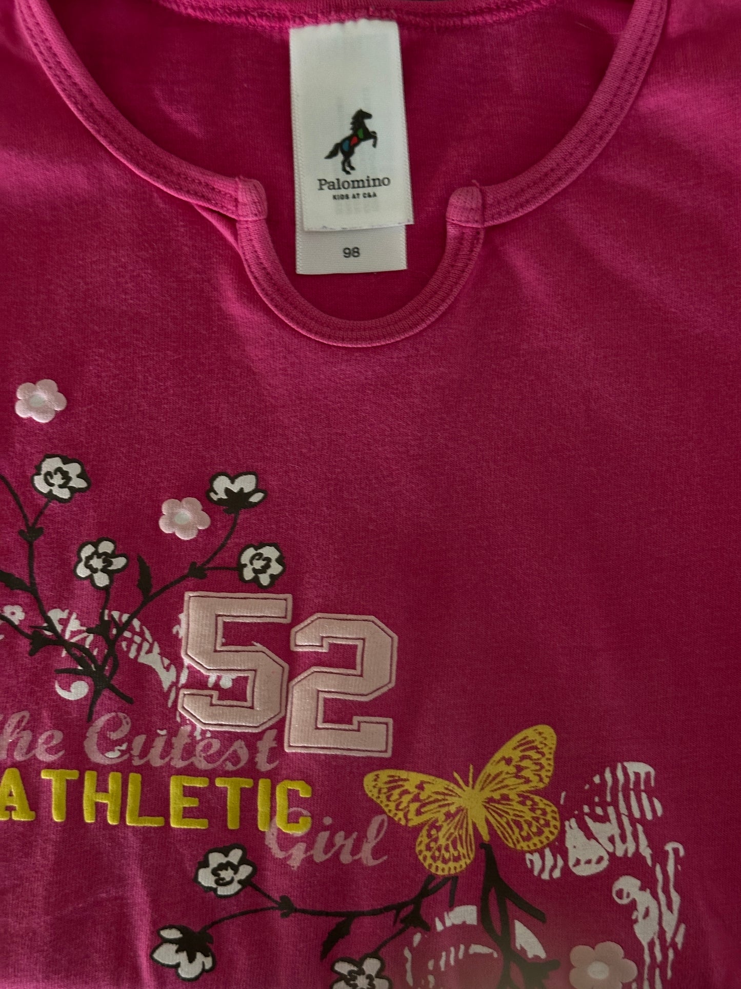 T-Shirt mit Blumen Gr. 98