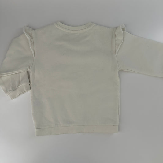 H&M x Hello Kitty Sweatshirt Cremeweiss Gr. 86