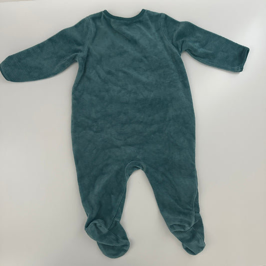 C&A Newborn Baby Schlafanzug Gr. 68 Grün mit Eisbär