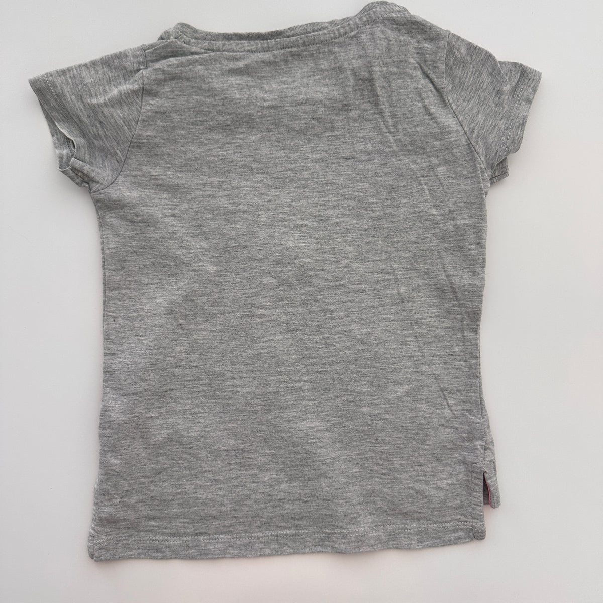 Bluezoo Mädchen T-Shirt Hase Grau/Rosa 12–18 Monate