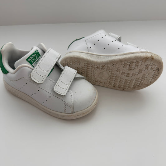 adidas Stan Smith Kinder Sneaker Weiss/Grün Gr. 21