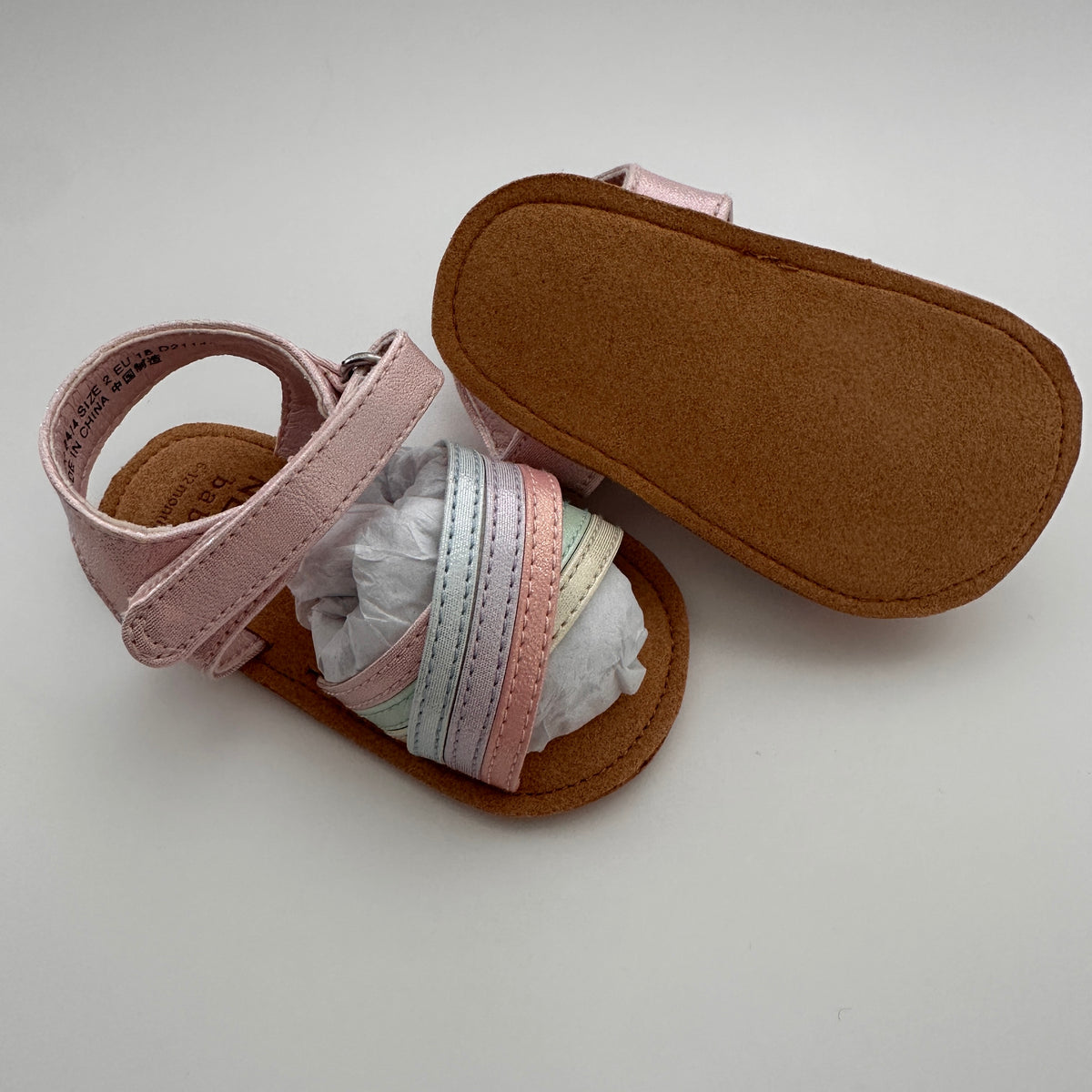Next Baby Sandalen Rosa & Pastell – Grösse 6–12 Monate / EU 18