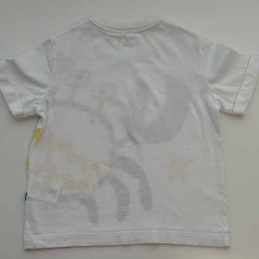 T-Shirt Stella McCartney Kids mit Krabben-Print Gr. 90