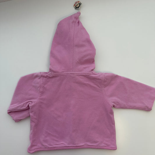 Kapuzenjacke mit Paul Frank Affe – Rosa | Gr. 62