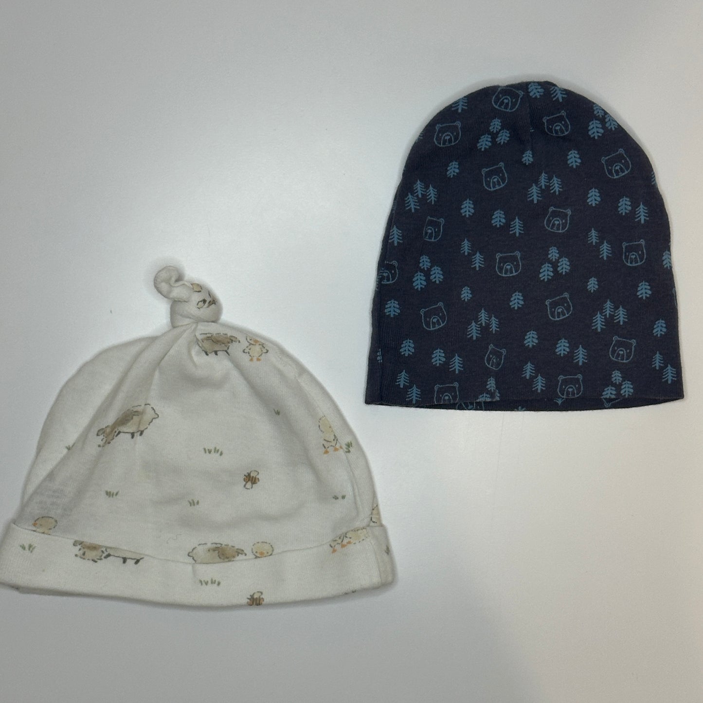 2er-Set Babymützen H&M & Topomini | Gr. 56 (40/41)