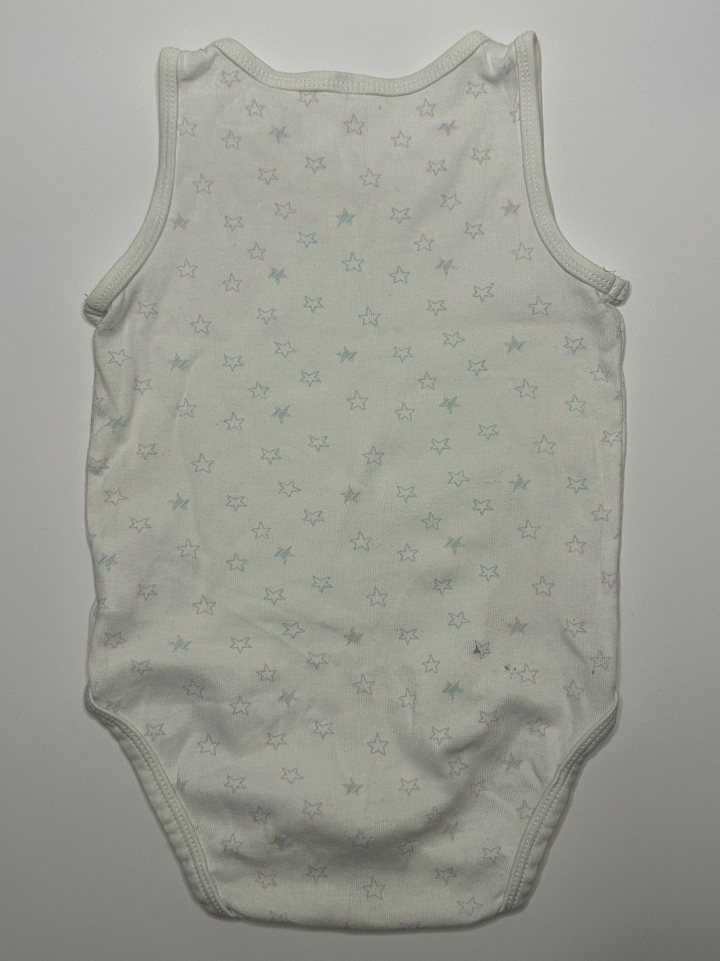 Ärmelloser Body / Unterhemd weiss Gr. 86