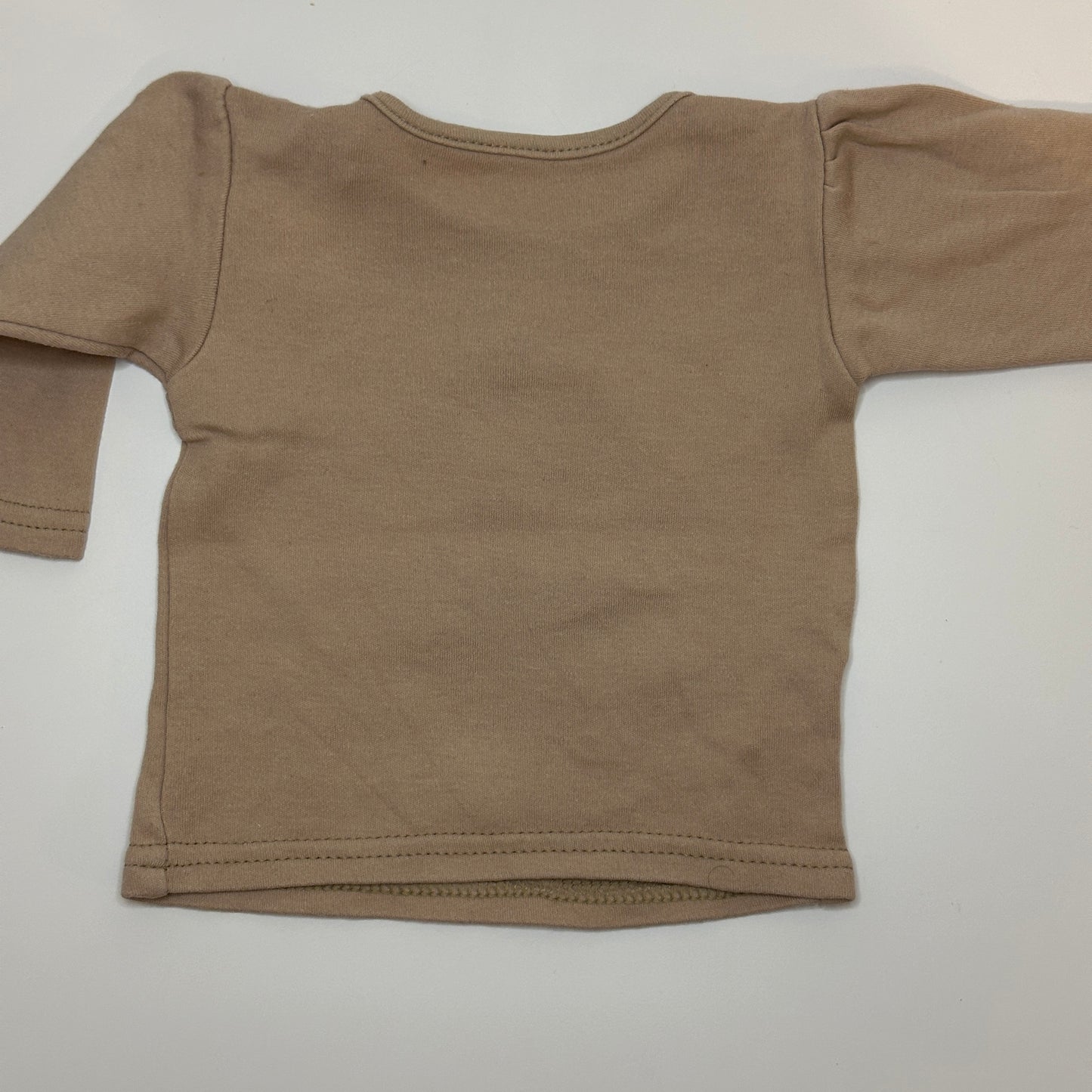 Dünner Pullover „Nice to meet you“ mit Teddy Gr. 56