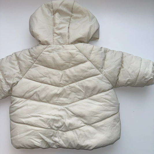 Zara Baby Daunenjacke mit Kapuze | Gr. 74 (6–9 Monate)