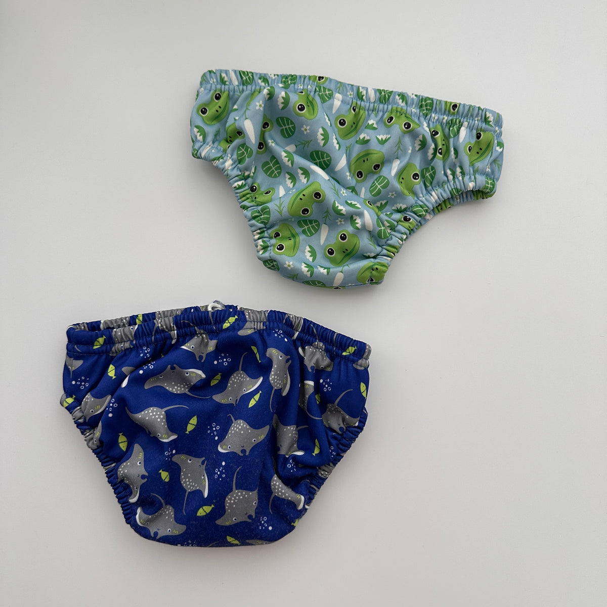 Bambino Mio Schwimmwindeln 2er-Set mit Frosch- & Rochenmotiv – 12–15 kg