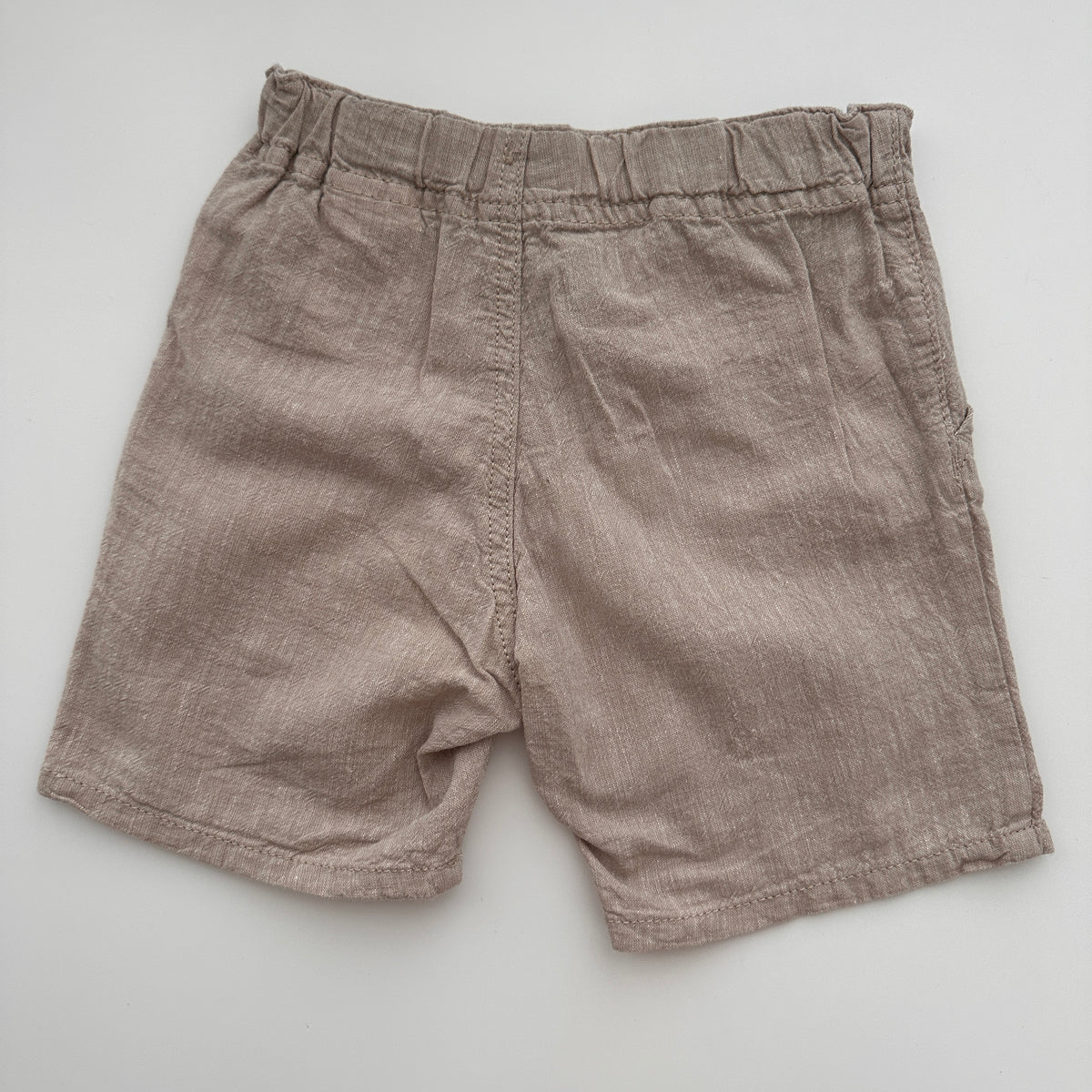 H&M Leinenshorts in Beige – Gr. 92