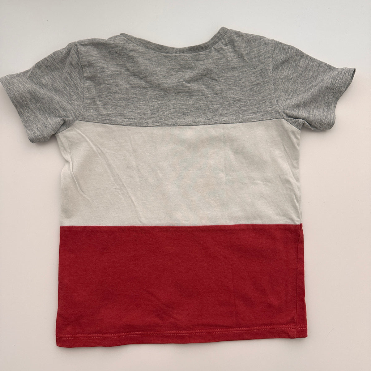 H&M T-Shirt „Original“ im Colourblock-Design – Gr. 98