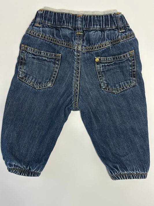 Baby Jeans mit Bündchen Gr. 68 | H&M