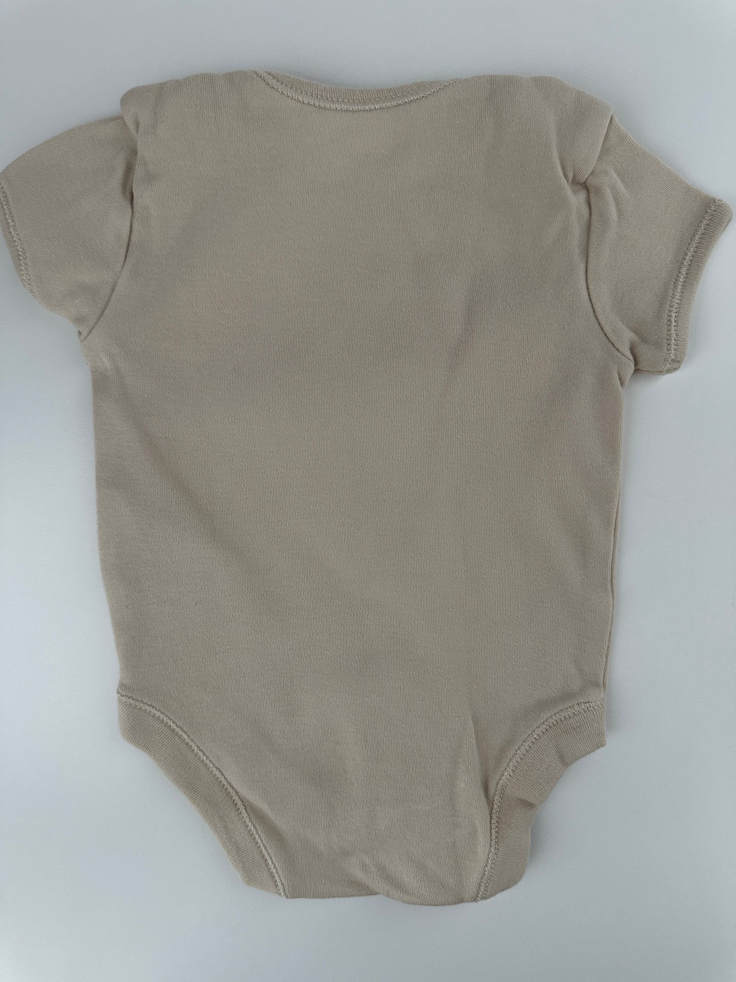 Ergee Baby Body Beige Kurzarm Gr. 68