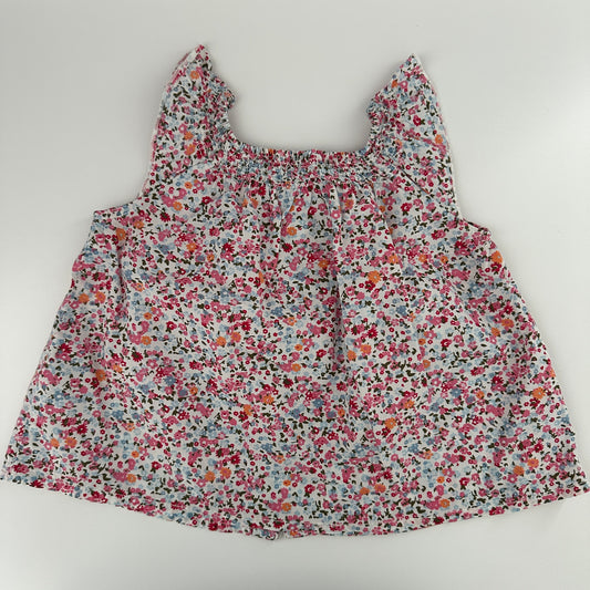H&M Bluse Blumenmuster bunt/weiss Gr. 92