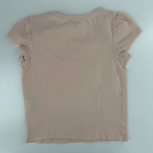 KIABI T-Shirt Rosa mit Orangenprint Gr. 92 (2 Jahre)