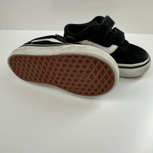 Vans Kinder Sneaker Schwarz Gr. 20 Klettverschluss