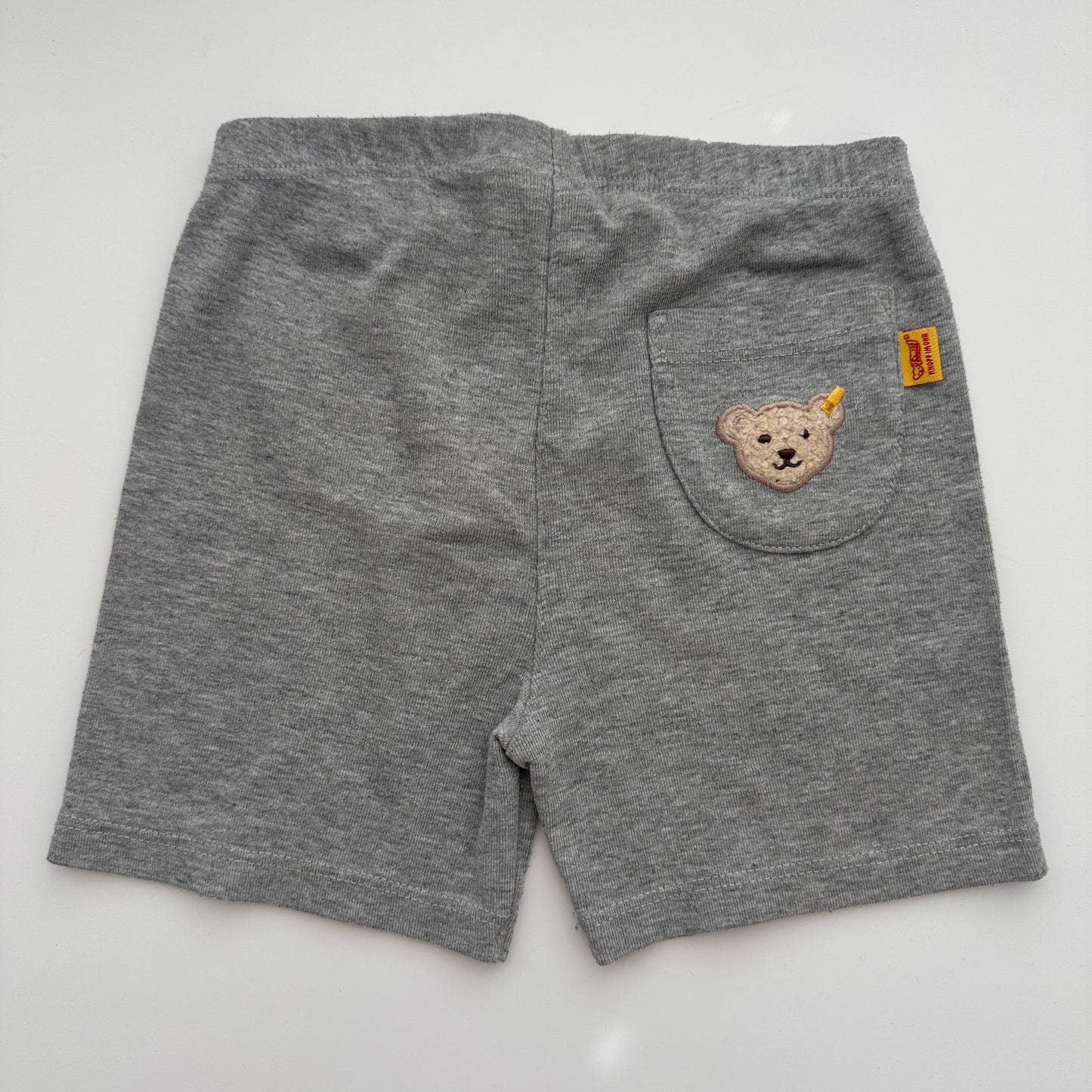 Steiff Baby Shorts Grau Gr. 80 / 12 Monate