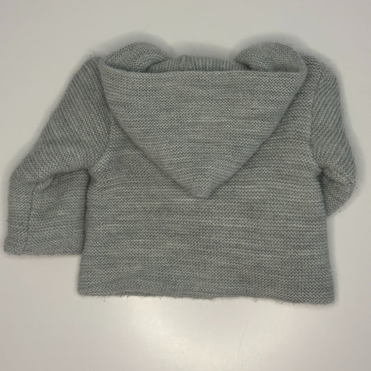 Strickjacke mit Kapuze, Gr. 62