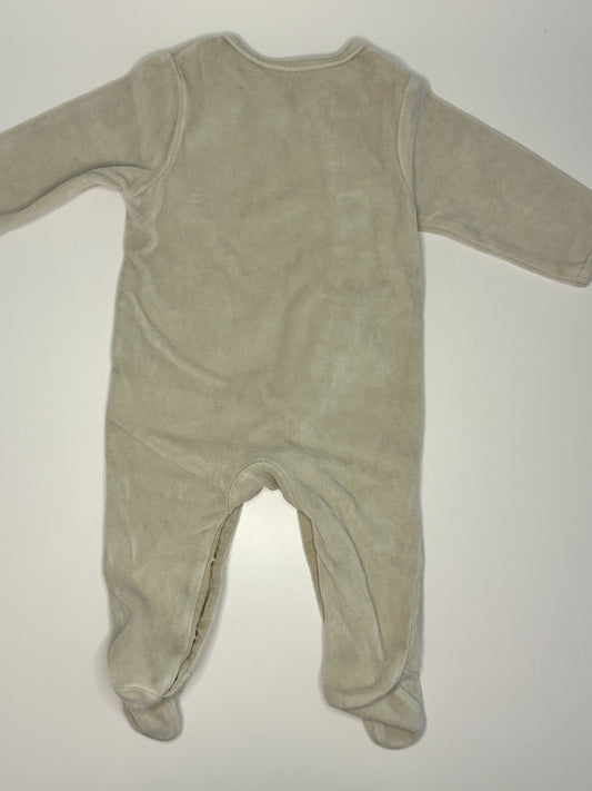 Baby Einteiler / Strampler mit Füssen Gr. 62
