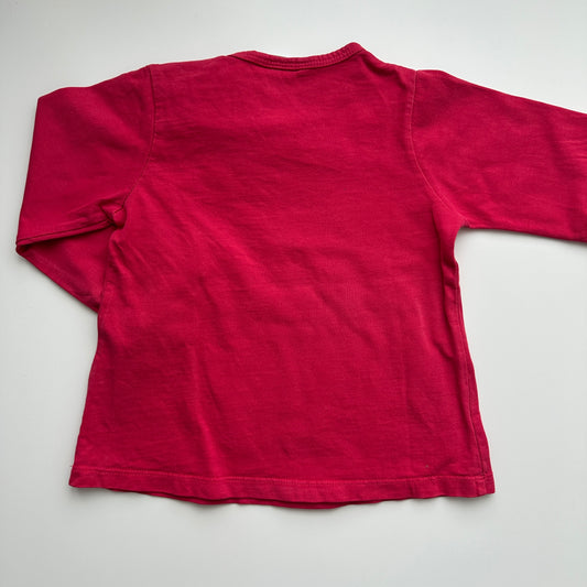 H&M Hello Kitty Langarmshirt Gr. 104 – Pink mit Print