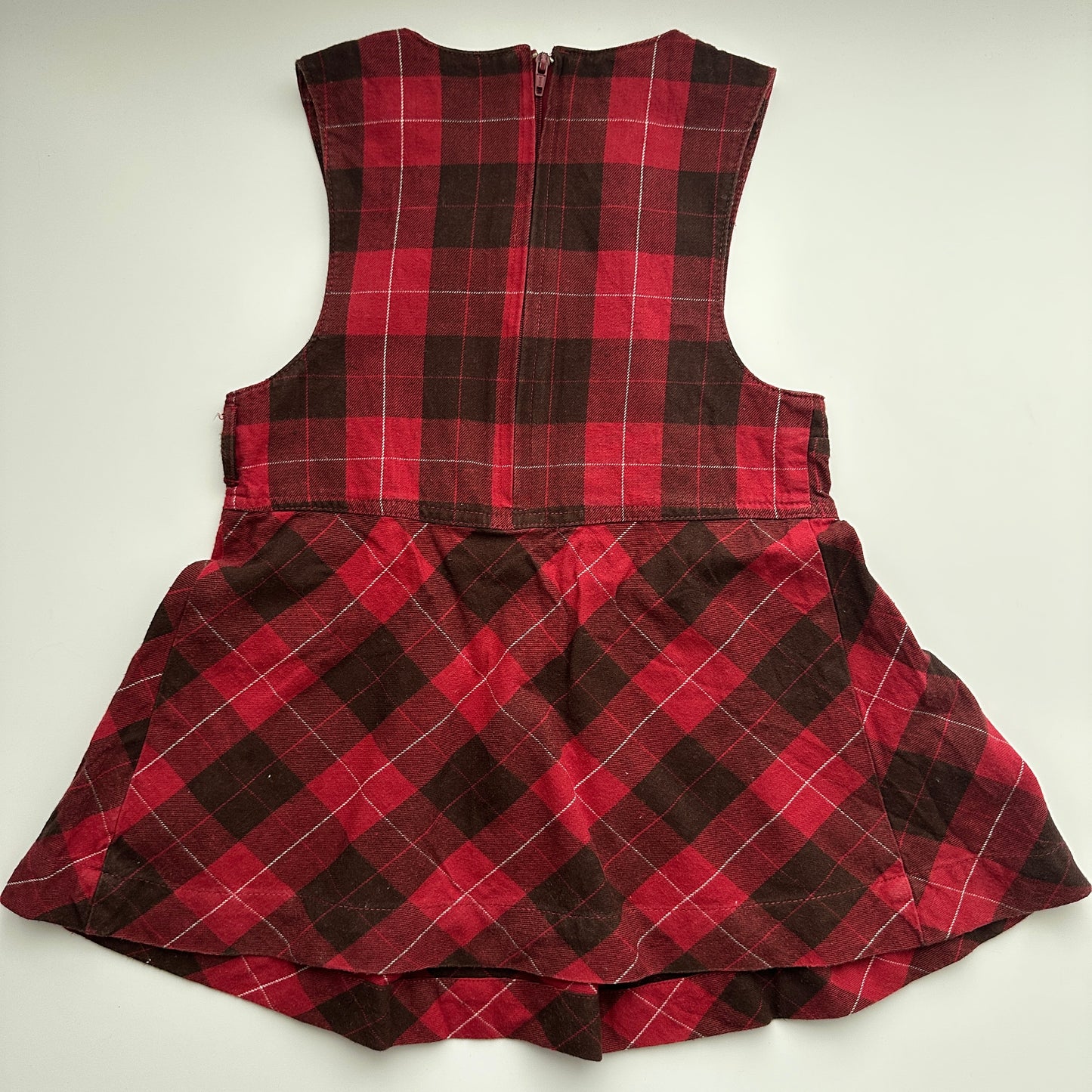 Disney Winnie Puuh Kleid Kariert Rot Gr. 98