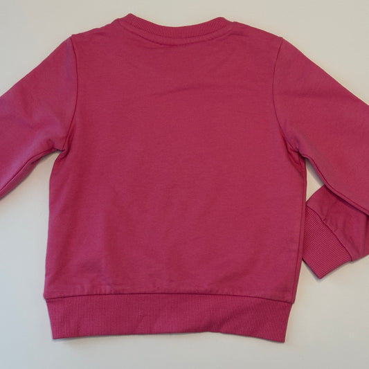 Lily & Dan Sweatshirt Pink mit Bär Print Gr. 98/104
