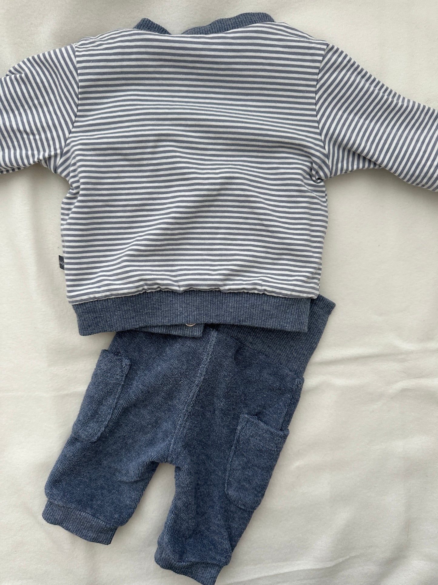 Feetje Set Blau Baby Wendejacke & Hose Gr. 50